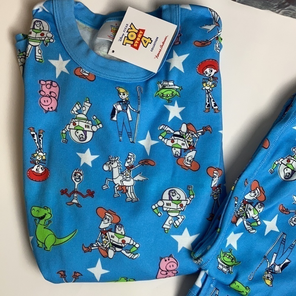 Hanna Andersson NWT Toy Story Pajamas Woody Disney World Disneyland Lounge Comfy - Picture 7 of 12
